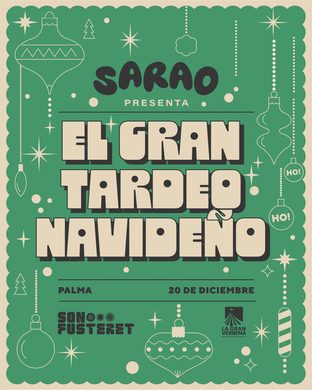 Cartel de El Gran Tardeo Navideño · Sarao