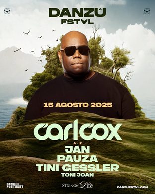 Cartel de Danzû FSTVL x Carl Cox