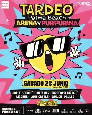 Cartel de Tardeo Palma Beach